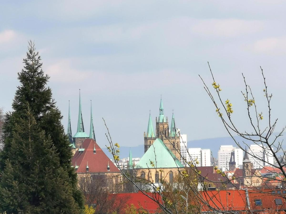 Bohnapartments Ega Stadtblick - Garten - Wlan - Naehe Theater Ega Und Messe Erfurt Exterior foto